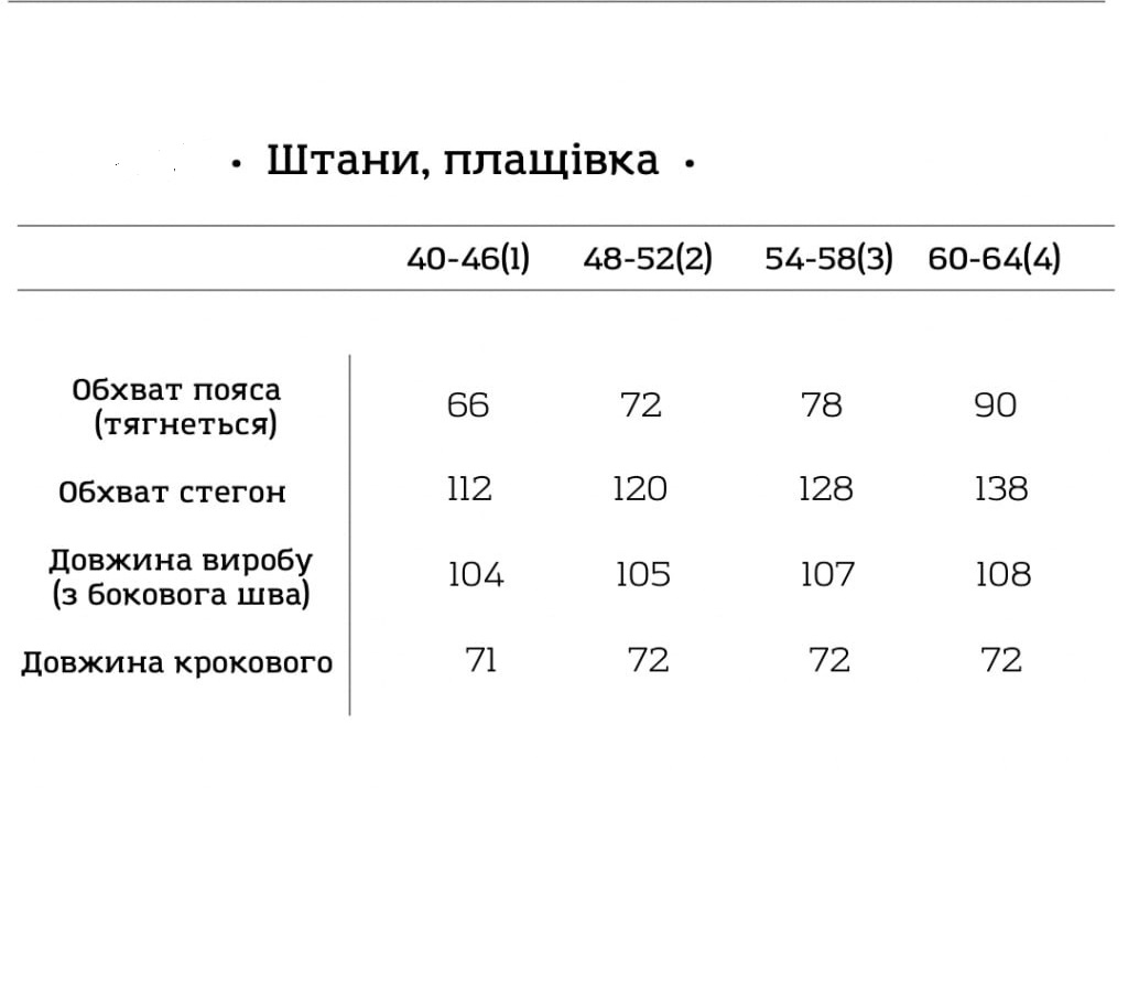 Штани 05032507